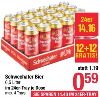 Maximarkt Schwechater Bier 0,5 Liter Angebot