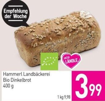 Sutterlüty Hammerl Landbäckerei Bio Dinkelbrot 400 g Angebot
