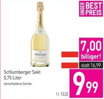 Sutterlüty Schlumberger Sekt 0,75 Liter Angebot