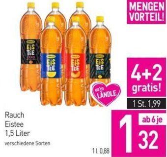 Sutterlüty Rauch Eistee 1,5 Liter verschiedene Sorten Angebot