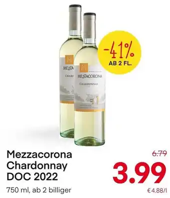 MPreis Mezzacorona Chardonnay DOC 2022 750 ml, ab 2 billiger Angebot