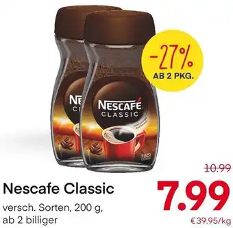 MPreis Nescafe Classic versch. Sorten, 200 g Angebot