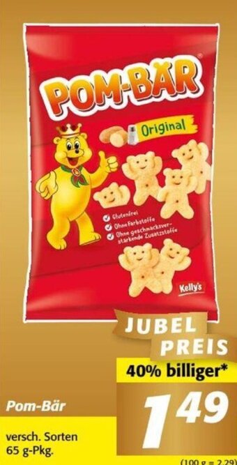 Nah&Frisch Pom-Bär versch. Sorten 65 g-Pkg. Angebot