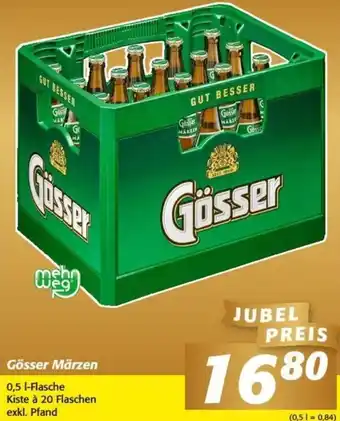 Nah&Frisch Gösser Märzen 0,5 I-Flasche Kiste à 20 Flaschen exkl. Pfand Angebot