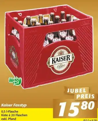Nah&Frisch Kaiser Fasstyp 0,5 1-Flasche Kiste à 20 Flaschen exkl. Pfand Angebot