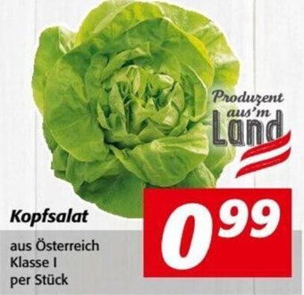 Nah&Frisch Kopfsalat aus Österreich Klasse I per Stück Angebot