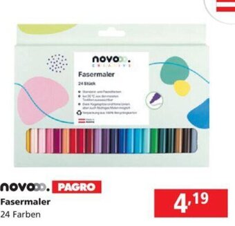 Pagro Diskont novo. PAGRO Fasermaler 24 Farben Angebot