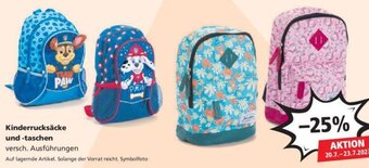 Pagro Diskont Kinderrucksäcke und -taschen Angebot