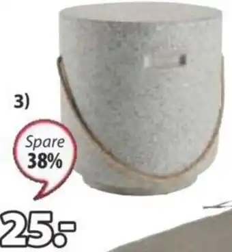 JYSK HOCKER PIROL Faserzement. Ø37 x H40 cm Angebot