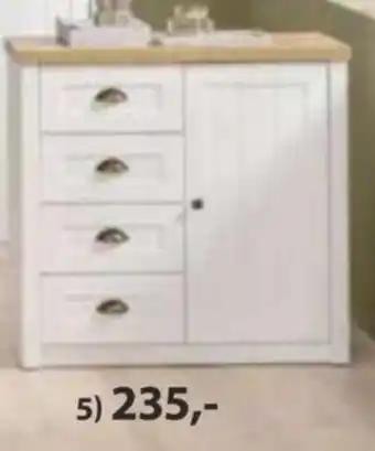 JYSK KOMMODE MARKSKEL Dekorfolie und MDF. Schubladen mit Vollauszug. B92 x H88 x T43 cm Angebot