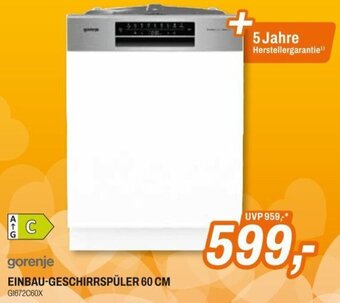 Expert gorenje EINBAU-GESCHIRRSPÜLER 60 CM Angebot