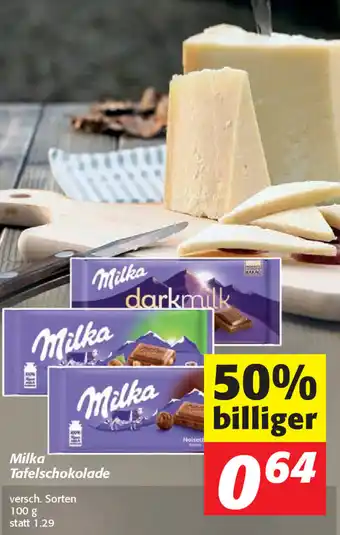 Strasser Markt Milka Tafelschokolade 100g Angebot