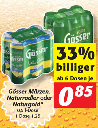 Strasser Markt Gösser Märzen, Naturradler Oder Naturgold Angebot