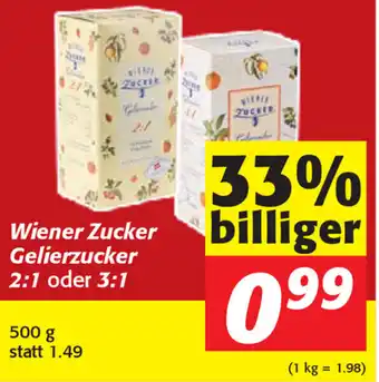 Wiener Zucker Gelierzucker 500g