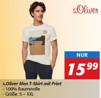 Strasser Markt S.Oliver Men T-Shirt Mit Print Angebot