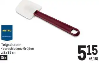 Metro Teigschaber verschiedene Größen z.B.: 25 cm Stk Angebot