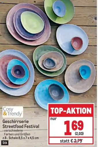 Metro Cosy & Trendy Geschirrserie Streetfood Festival Farben und Größen z.B.: Schale 8,5 x 7 x 4,5 cm Angebot