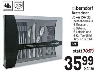 Metro berndorf Besteckset Joker 24-tlg. Angebot