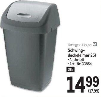 Metro Tarrington House Schwing- deckeleimer 25L Angebot