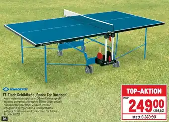 Metro SCHILDKRÖT TT-Tisch Schildkröt ,,Space Tec Outdoor" •4mm Melaminharzplatte m. 36mm Rahmenprofil Angebot