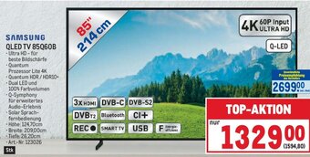 Metro SAMSUNG QLED TV 85060B Angebot