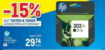 Metro hp z.B.: Tinte Nr.302 XL Black Art.-Nr. 31198 Angebot