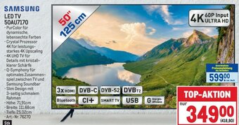 Metro SAMSUNG LED TV 50AU7170 Angebot
