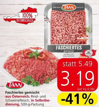 Spar Faschiertes Gemischt 500 g Angebot