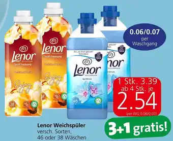 Spar Lenor Weichspüler versch. Sorten, 46 oder 38 Wäschen Angebot