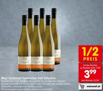 Interspar Mayr Ferdinand Gemischter Satz Selection 6er-Karton Angebot
