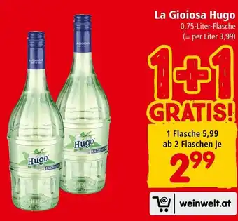 Interspar La Gioiosa Hugo 0,75-Liter-Flasche Angebot