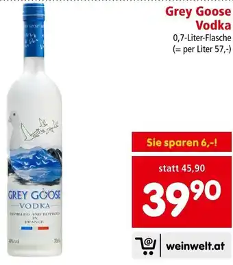 Interspar Grey Goose Vodka 0,7-Liter-Flasche Angebot