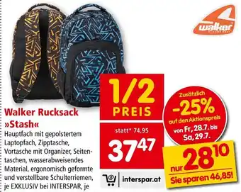Interspar Walker Rucksack >>Stash<< Angebot