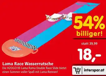 Interspar Lama Race Wasserrutsche Angebot