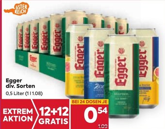 Billa Egger div. Sorten 0,5 Liter Angebot