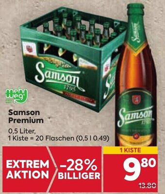 Billa Samson Premium 0,5 Liter, Angebot