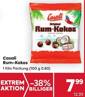 Billa Casali Rum-Kokos 1 Kilo Packung Angebot