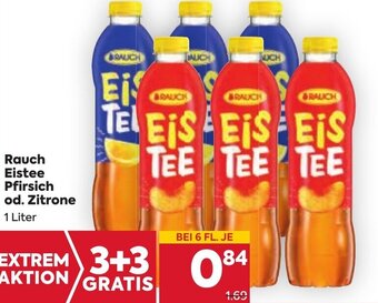 Billa Rauch Eistee Pfirsich od. Zitrone 1 Liter Angebot