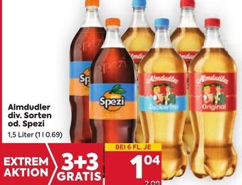Billa Almdudler div. Sorten od. Spezi 1,5 Liter Angebot