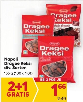 Billa Napoli Dragee Keksi div. Sorten 165 g Angebot