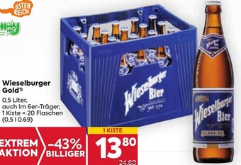 Billa Wieselburger Gold¹ 0,5 Liter, Angebot