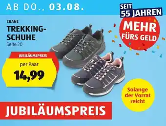 Hofer CRANE TREKKING-SCHUHE Seite 20 per Paar Angebot