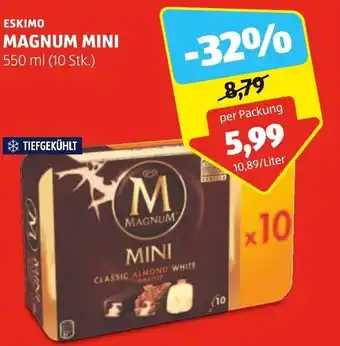 Hofer ESKIMO MAGNUM MINI 550 ml (10 Stk.) per Packung Angebot