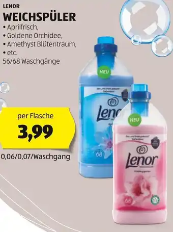 Hofer LENOR WEICHSPÜLER per Flasche Angebot