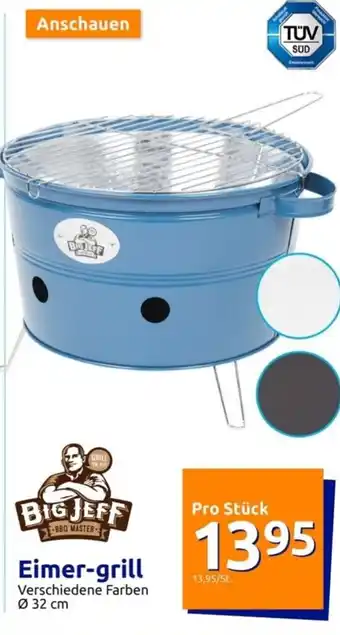 Action Eimer-grill Verschiedene Farben Ø 32 cm Angebot