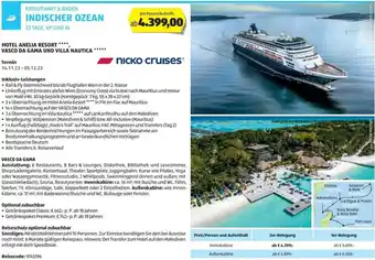 Hofer Reisen KREUZFAHRT & BADEN INDISCHER OZEAN 22 TAGE, VP UND AI Angebot