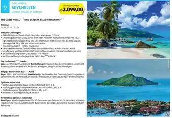 Hofer Reisen INSELHÜPFEN SEYCHELLEN 12 ODER 13 TAGE, ÜF ODER HP Angebot