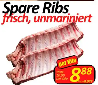 Wurstico Spare Ribs carnex frisch, unmariniert per Kilo Angebot
