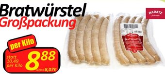 Wurstico Bratwürstel Großpackung per Kilo Angebot