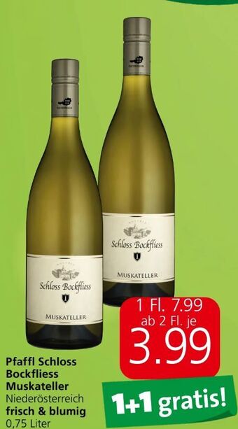 Spar Schloss bockfliess muskateller Angebot